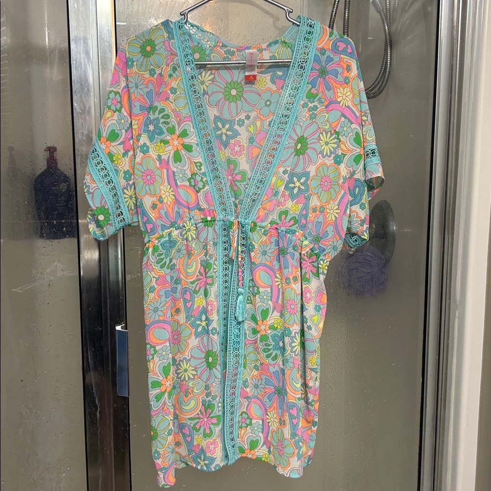Floral Bathing Suit CoverUp